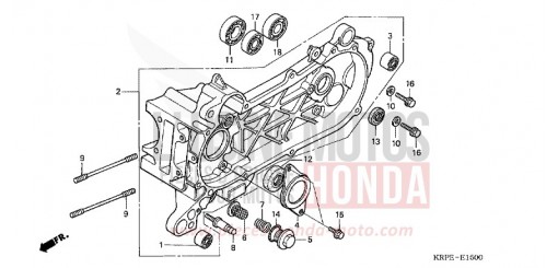 CARTER VILEBREQUIN GAUCHE SCV100F5 de 2005